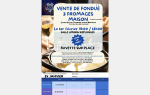 Vente de fondue 🫕